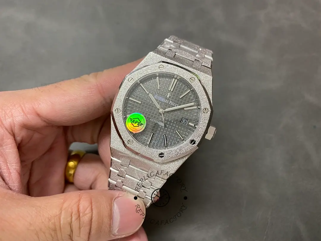 AP Royal Oak 1:1 Clone 41 Frosted White Gold 15410BC.GG.1224BC.01 Gray Dial