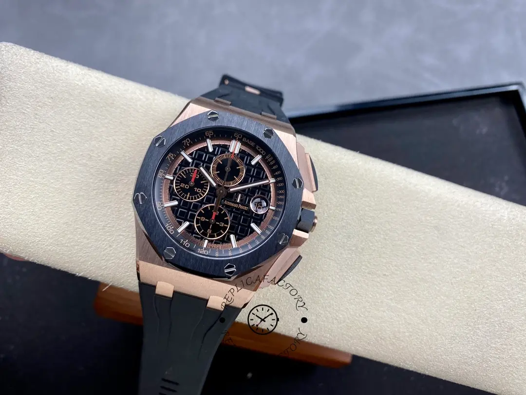 AP Royal Oak Offshore Replica 42 Ceramic 26401RO.OO.A002CA.02 Black Rubber