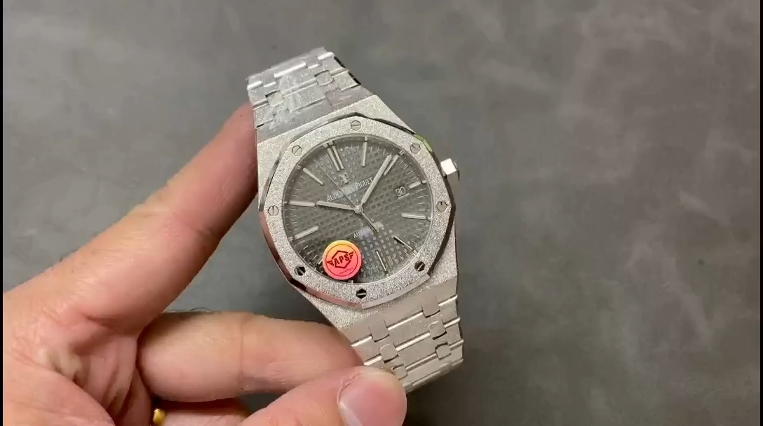 AP Royal Oak 1:1 Clone 41 Frosted White Gold 15410BC.GG.1224BC.01 Gray Dial