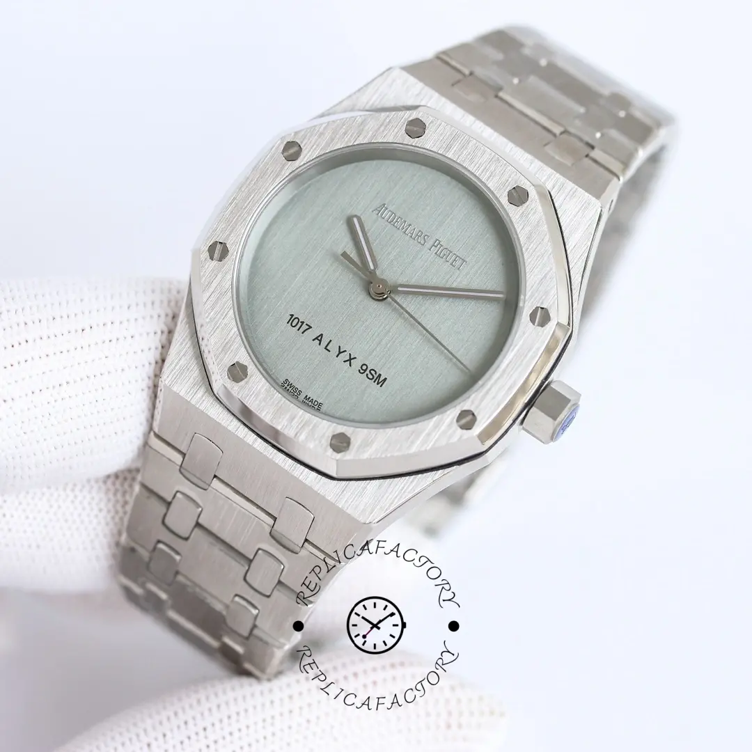 AP Royal Oak 15550PT.OO.1356PT.01 1017 ALYX 9SM Replica 37 White Gold