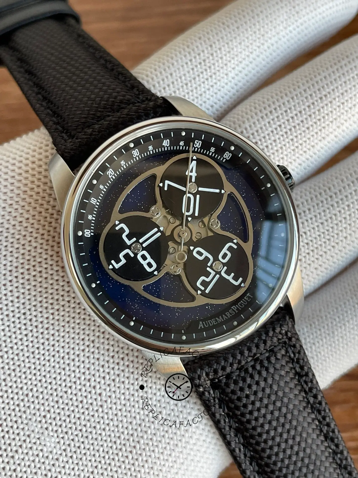 AP Code 11.59 15212NB.OO.A002KB.01 Replica Luxury Starwheel 41 Men's Watch