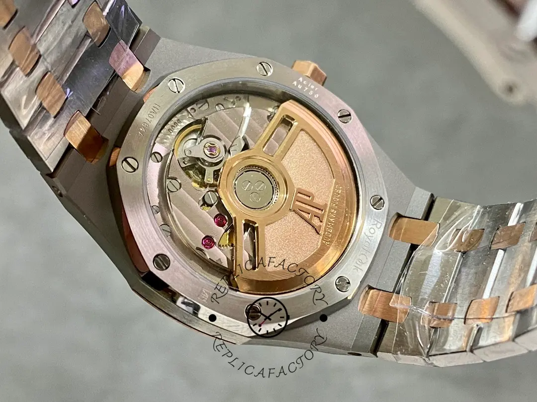 AP Royal Oak 37 Two-Tone 1:1 Clone 15550SR.OO.1356SR.01 Silver Unisex Watch