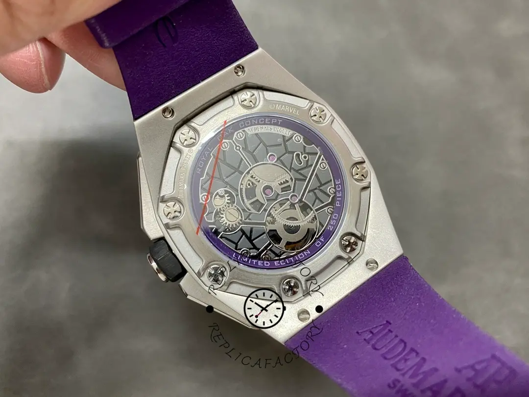 1:1 Clone AP Royal Oak 26620IO.OO.D077CA.01 Concept Black Panther Flying Tourbillon