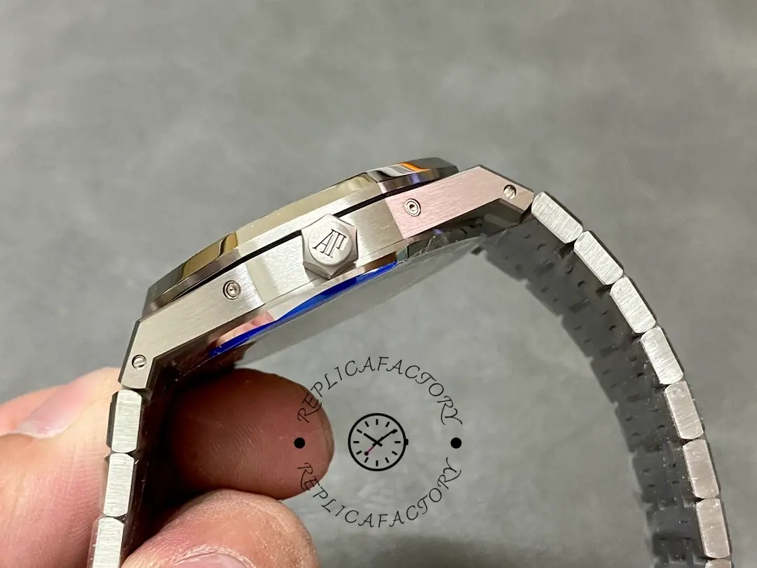 AP 1:1 Clone Royal Oak Perpetual Calendar 26613ST.OO.1220ST.01 Turquoise Blue Dial