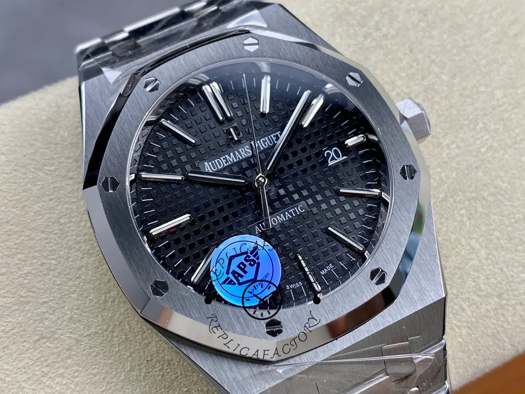 AP Royal Oak 41mm Black Dial 15400ST.OO.1220ST.01 Replica AP3126 Automatic