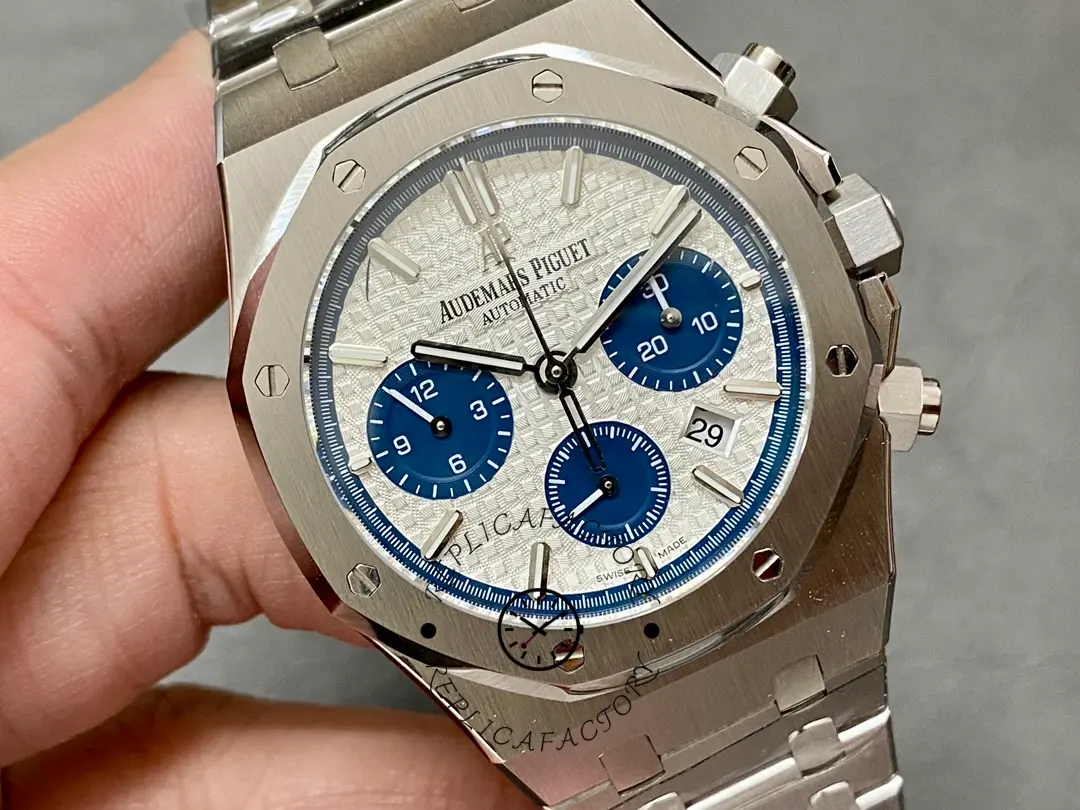 AP Royal Oak Chronograph 38MM 26315ST.OO.1256ST.01 Silver Dial Replica