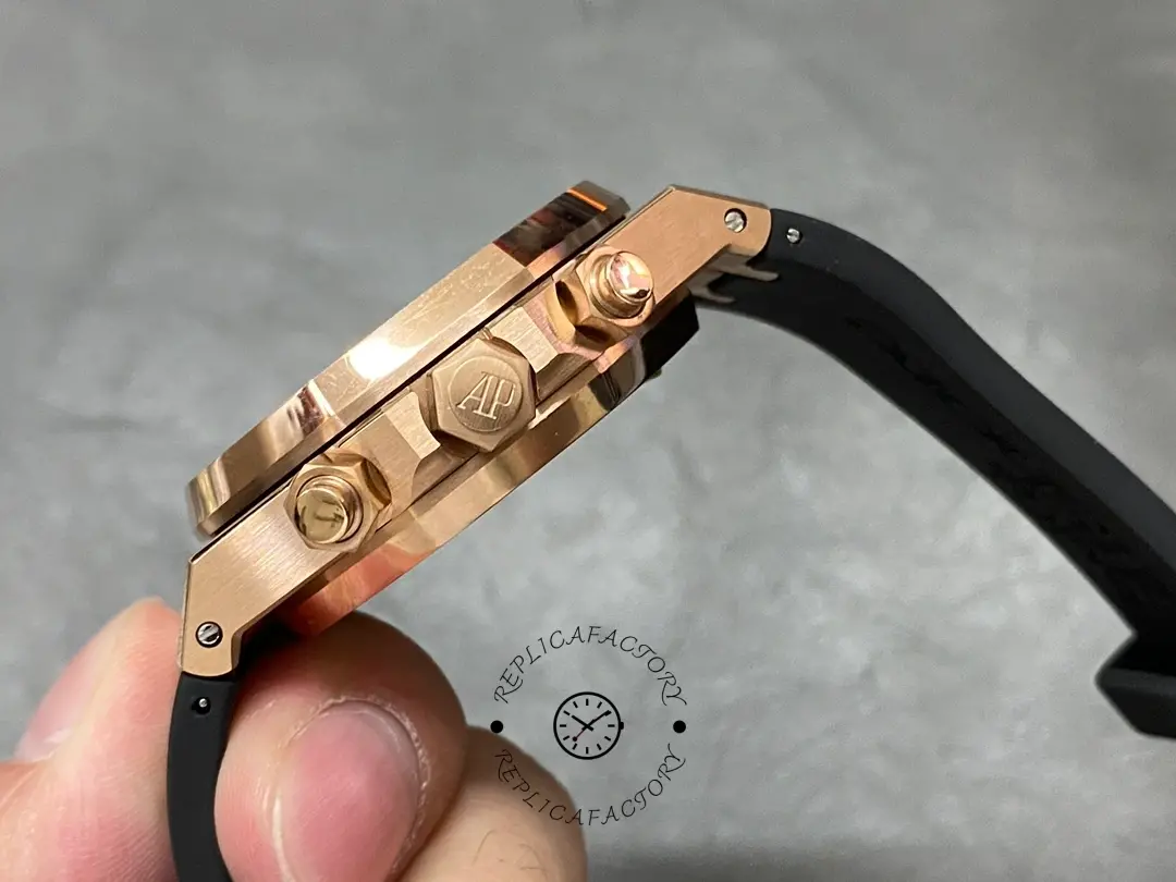 AP Royal Oak Chronograph 41 Black Rubber Strap 26320OR.OO.D088CR.01 Replica