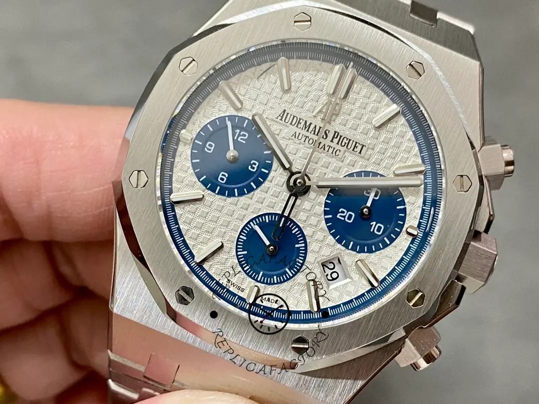 AP Royal Oak Chronograph 38MM 26315ST.OO.1256ST.01 Silver Dial Replica