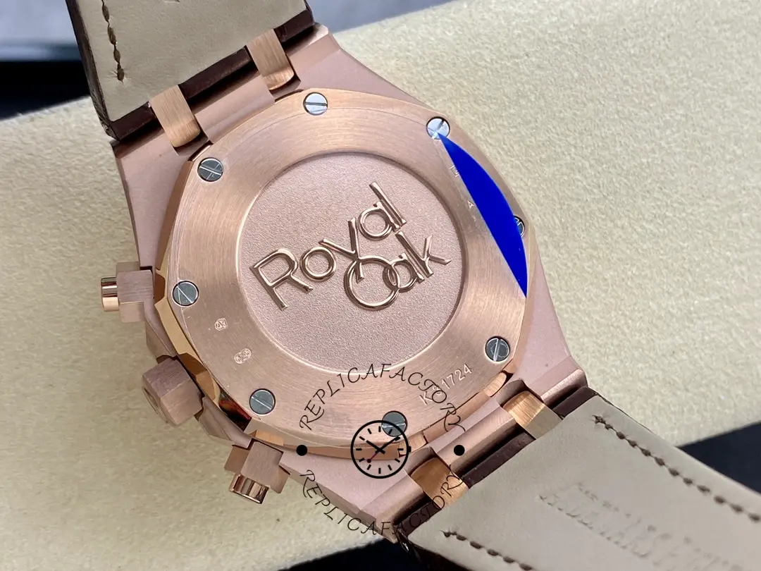 AP Royal Oak Chronograph 41 Brown Alligator Strap 26331OR.OO.D821CR.01 1:1 Clone