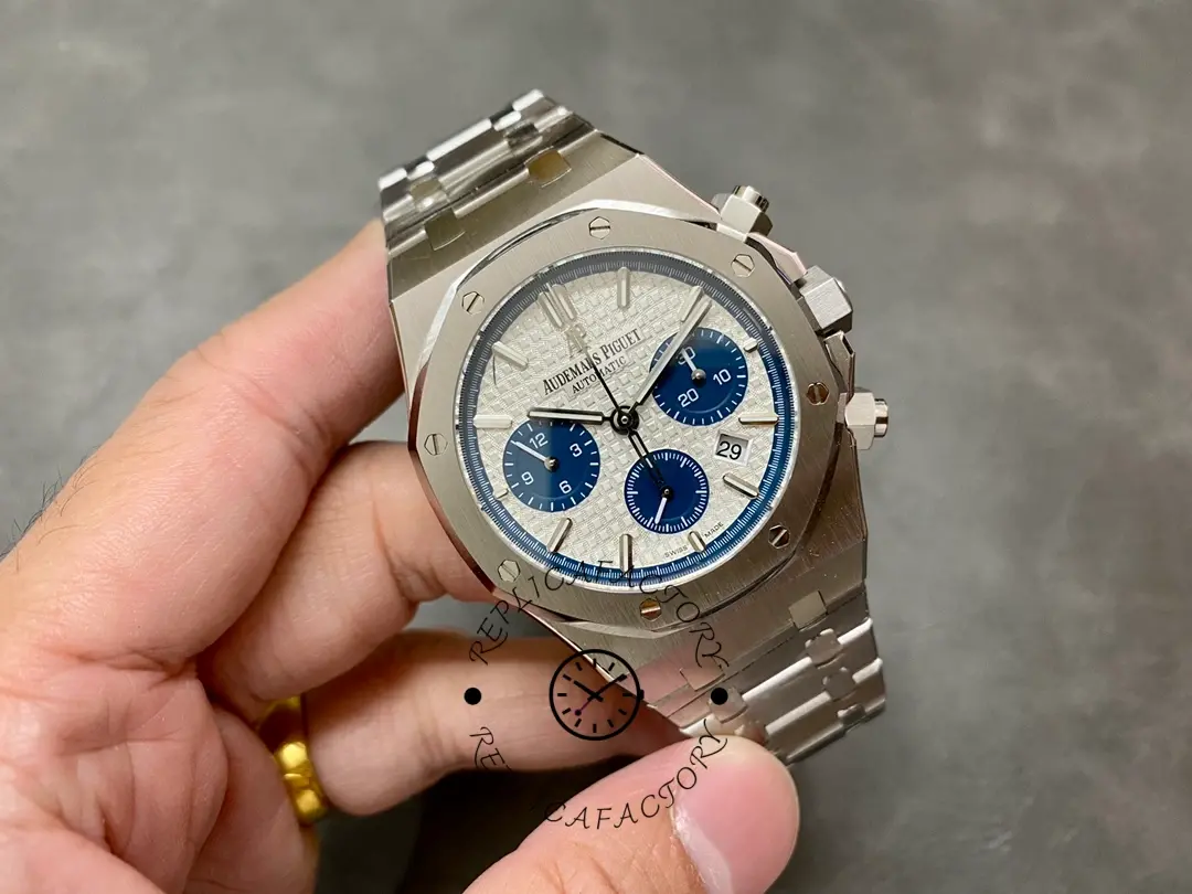 AP Royal Oak Chronograph 38MM 26315ST.OO.1256ST.01 Silver Dial Replica