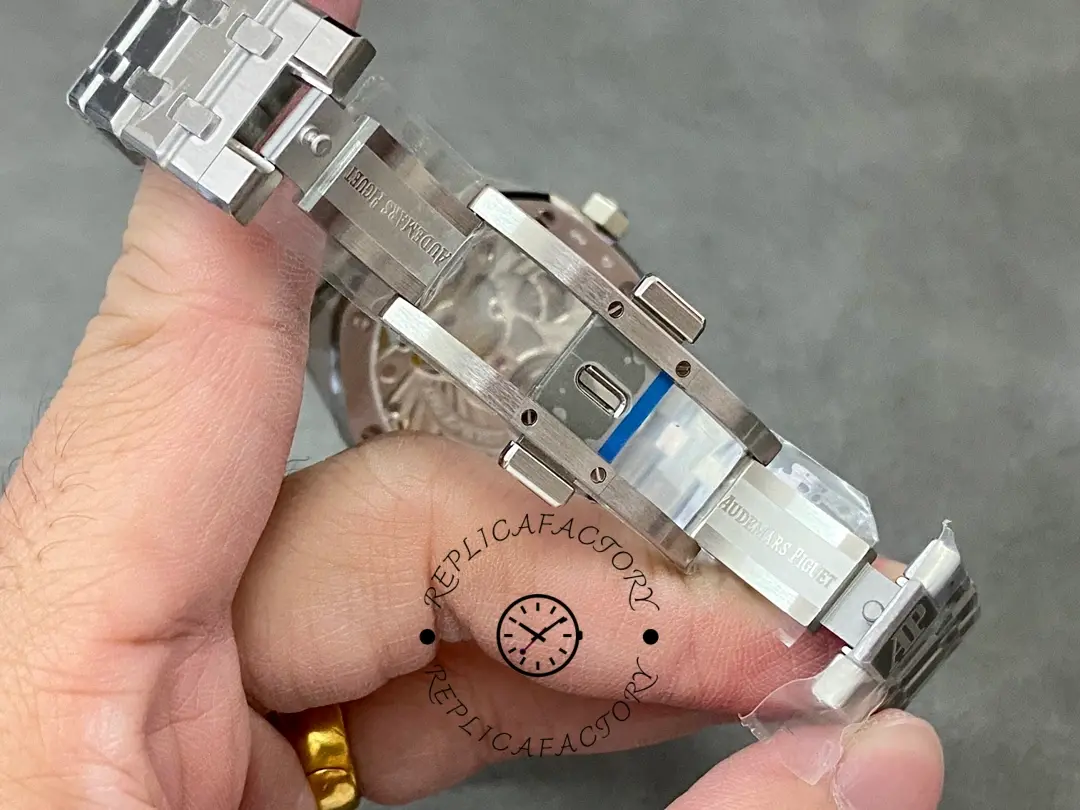 1:1 Clone AP Royal Oak Tourbillon Extra-Thin 41 Purple Dial 26522ST.OO.1220ST.01