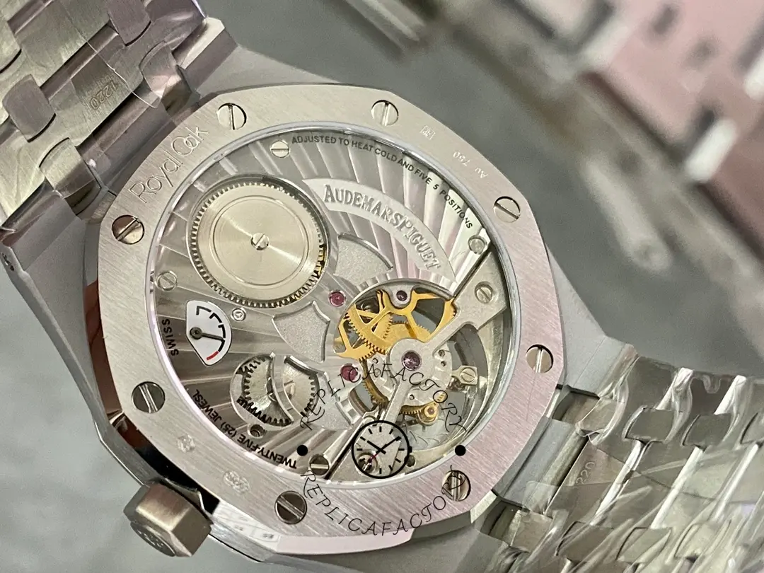 1:1 Clone AP Royal Oak Tourbillon Extra-Thin 41 Purple Dial 26522ST.OO.1220ST.01