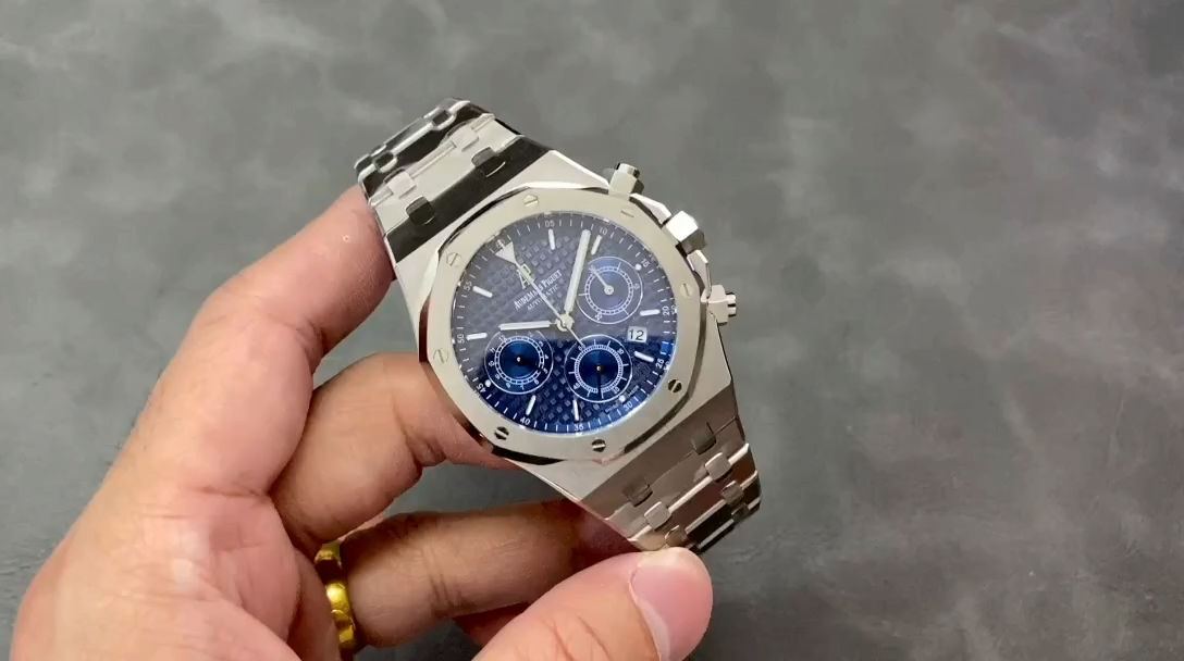 AP 25860ST.OO.1110ST.04 Replica Royal Oak Chrono 39mm Kasparov Steel Bracelet