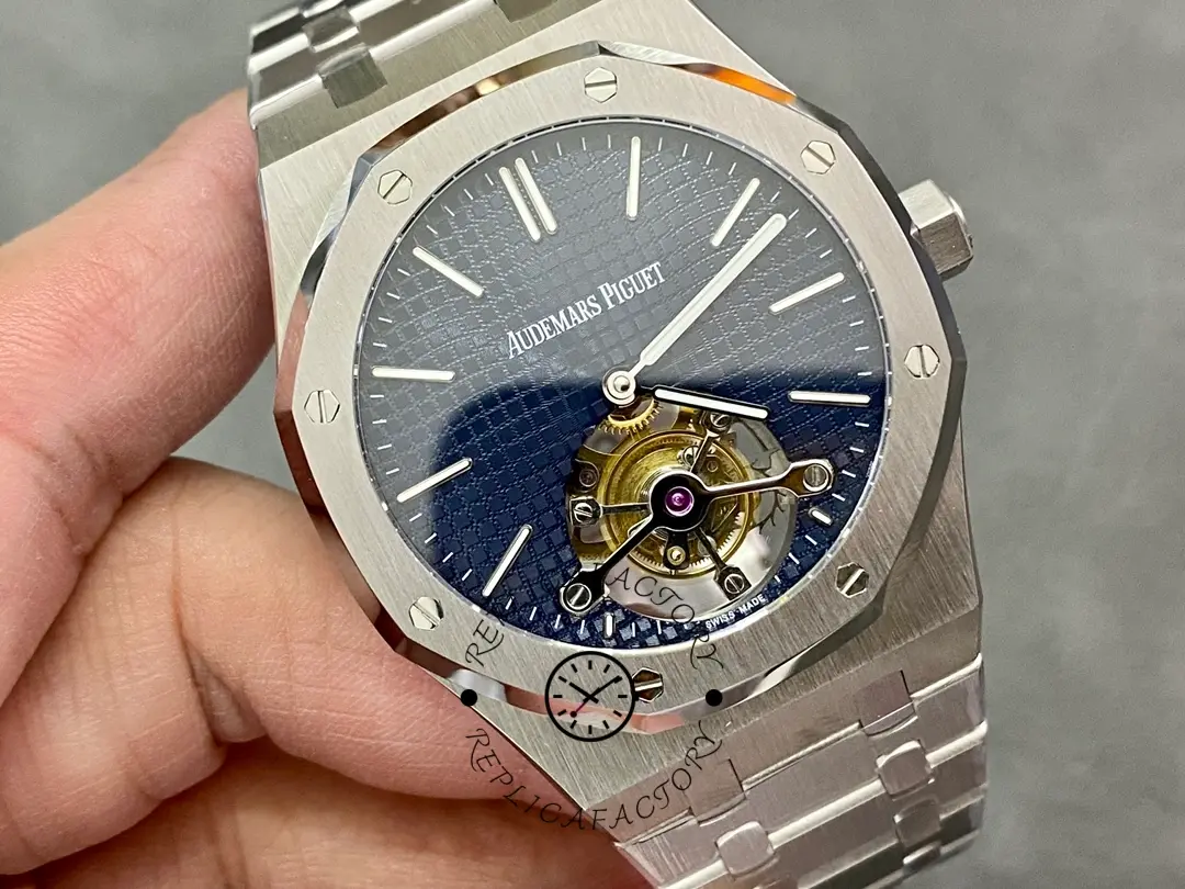 AP Royal Oak Tourbillon Extra-Thin 26510ST.OO.1220ST.01 Blue Dial 1:1 Clone