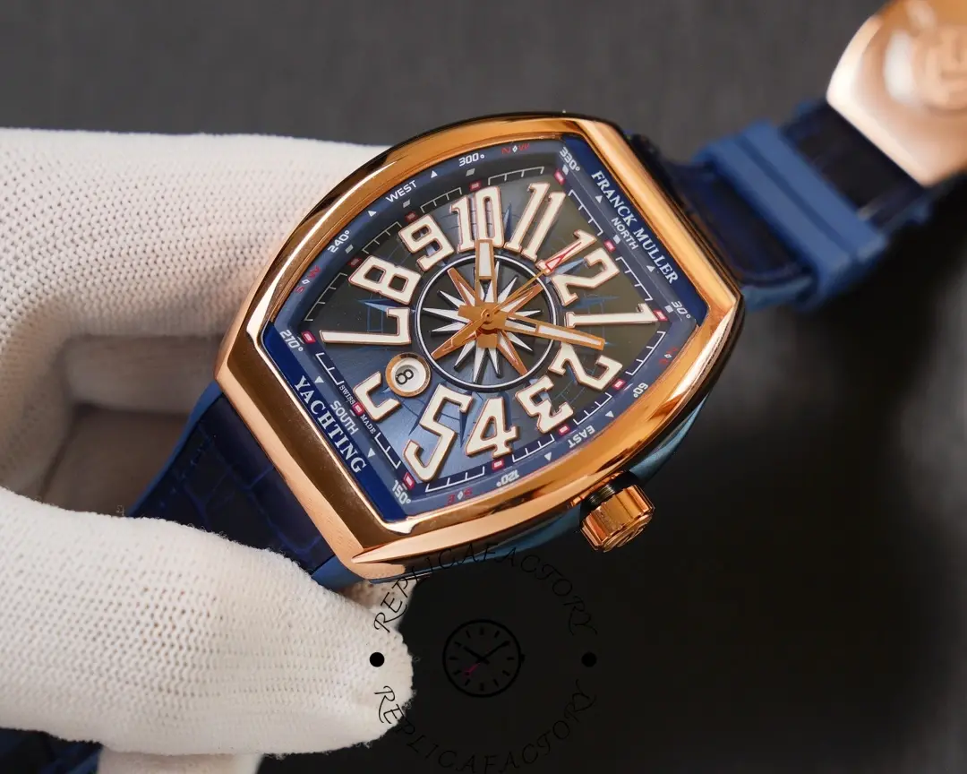 1:1 Clone Franck Muller Yachting V45 SC DT YACHTING 5N.BL Watch