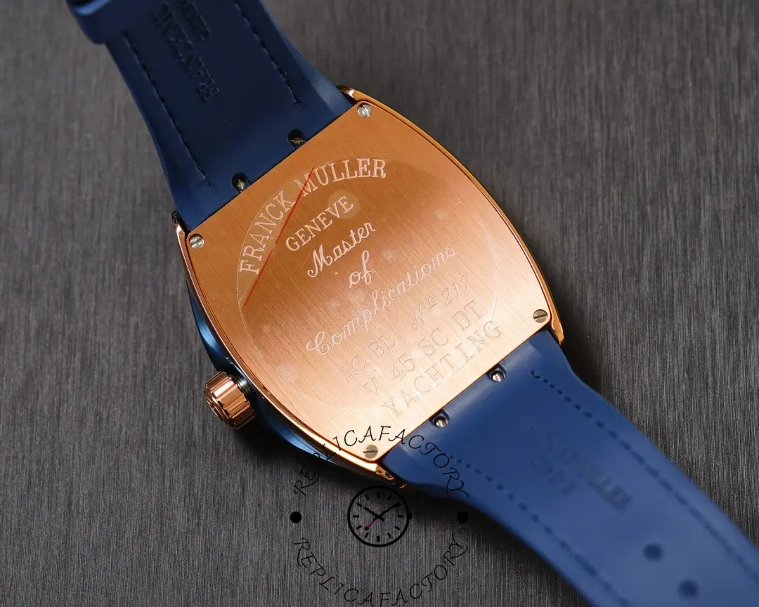 1:1 Clone Franck Muller Yachting V45 SC DT YACHTING 5N.BL Watch