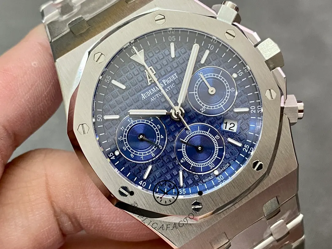AP 25860ST.OO.1110ST.04 Replica Royal Oak Chrono 39mm Kasparov Steel Bracelet