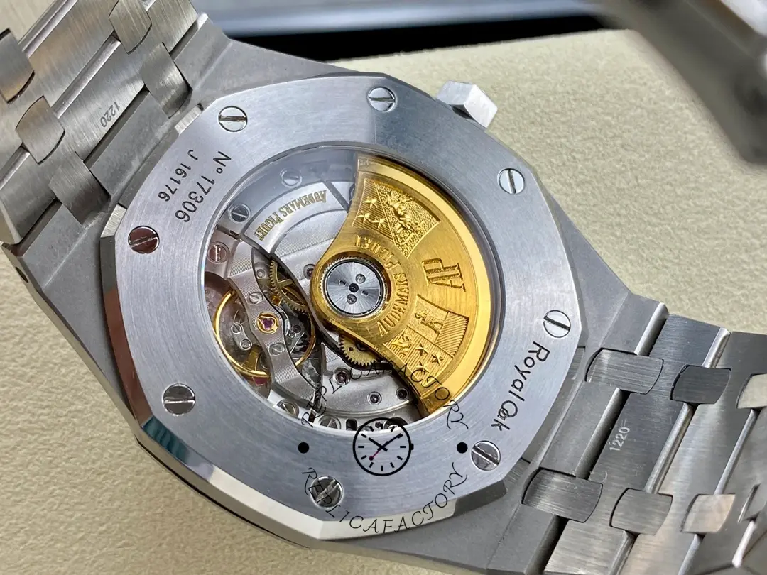 AP Royal Oak 15451ST.ZZ.1256ST.02 Frosted Diamond-Set Replica Grey Dial
