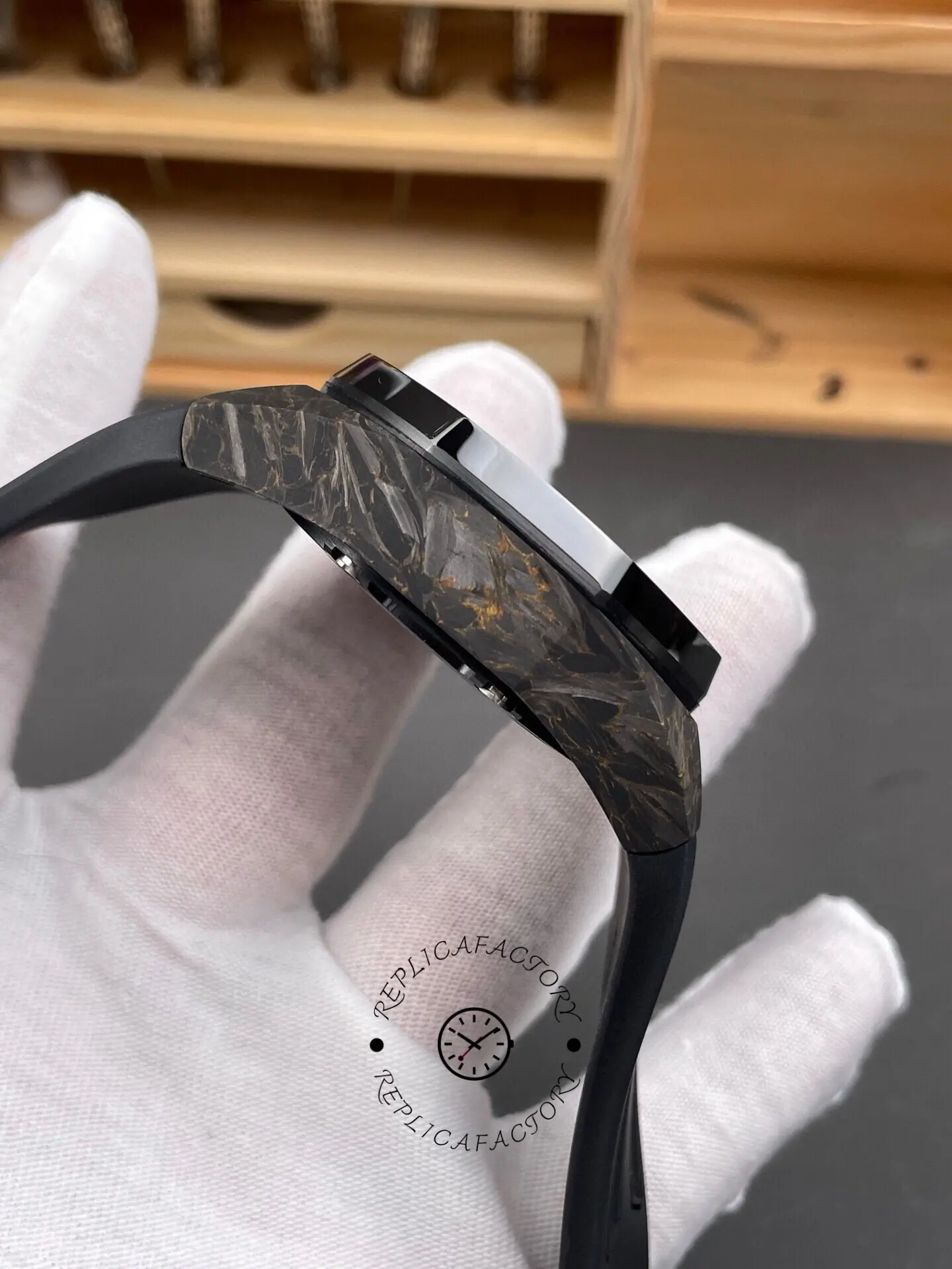 AP Royal Oak Concept Flying Tourbillon 26638FO.00.D002CA.01 Forged Carbon 1:1 Clone