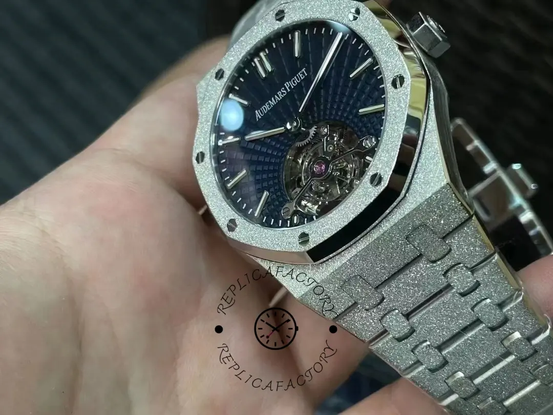 AP Royal Oak Tourbillon Extra-Thin Frosted White Gold 26520BC.GG.1224BC.01 Replica