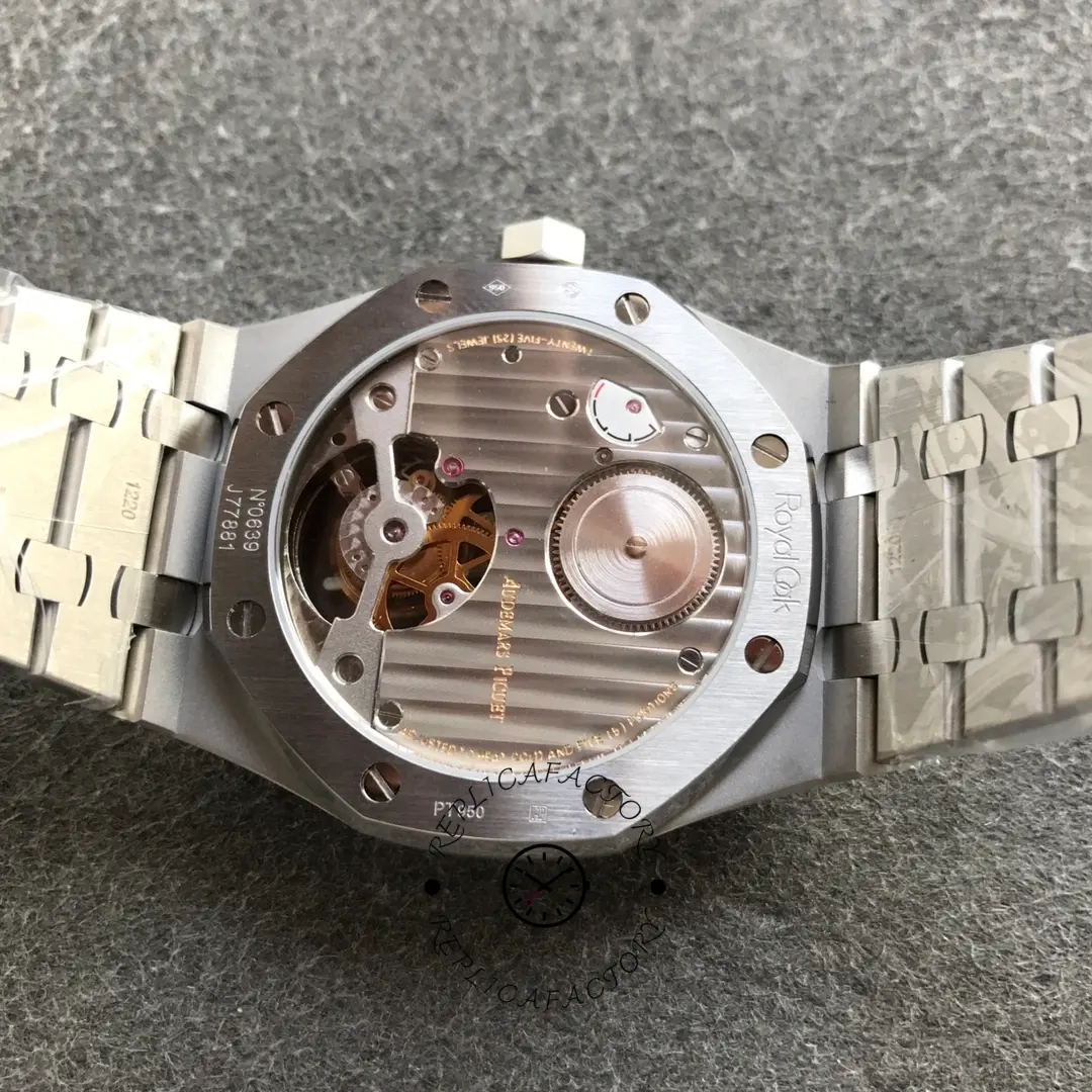 1:1 Clone AP Royal Oak Tourbillon 26516PT.ZZ.1220PT.01 Grey Platinum Diamond