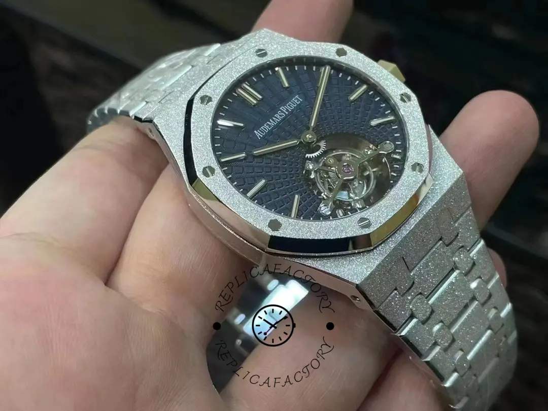 AP Royal Oak Tourbillon Extra-Thin Frosted White Gold 26520BC.GG.1224BC.01 Replica