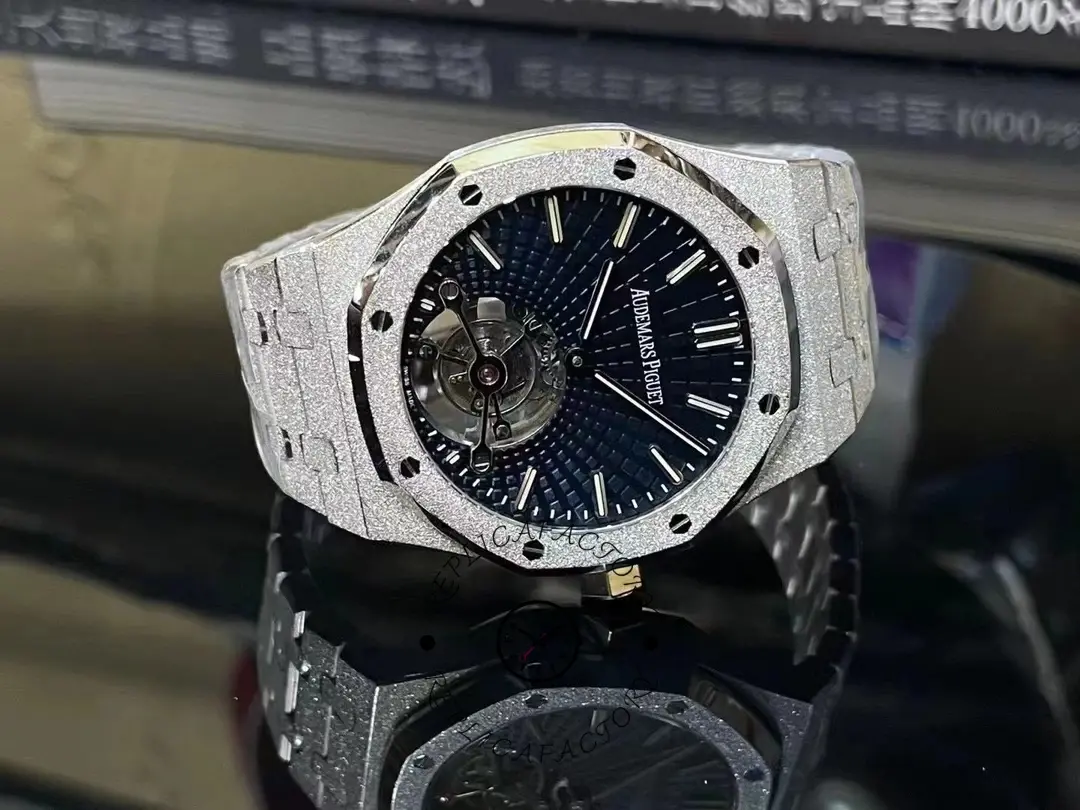 AP Royal Oak Tourbillon Extra-Thin Frosted White Gold 26520BC.GG.1224BC.01 Replica