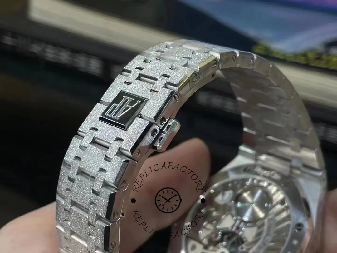 AP Royal Oak Tourbillon Extra-Thin Frosted White Gold 26520BC.GG.1224BC.01 Replica