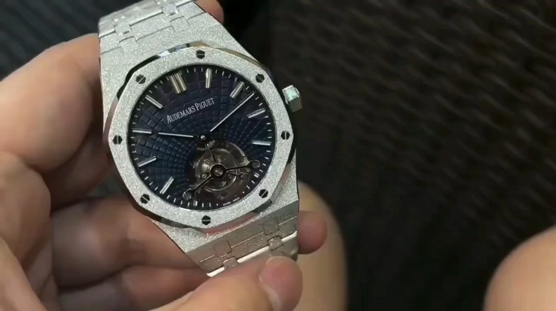 AP Royal Oak Tourbillon Extra-Thin Frosted White Gold 26520BC.GG.1224BC.01 Replica