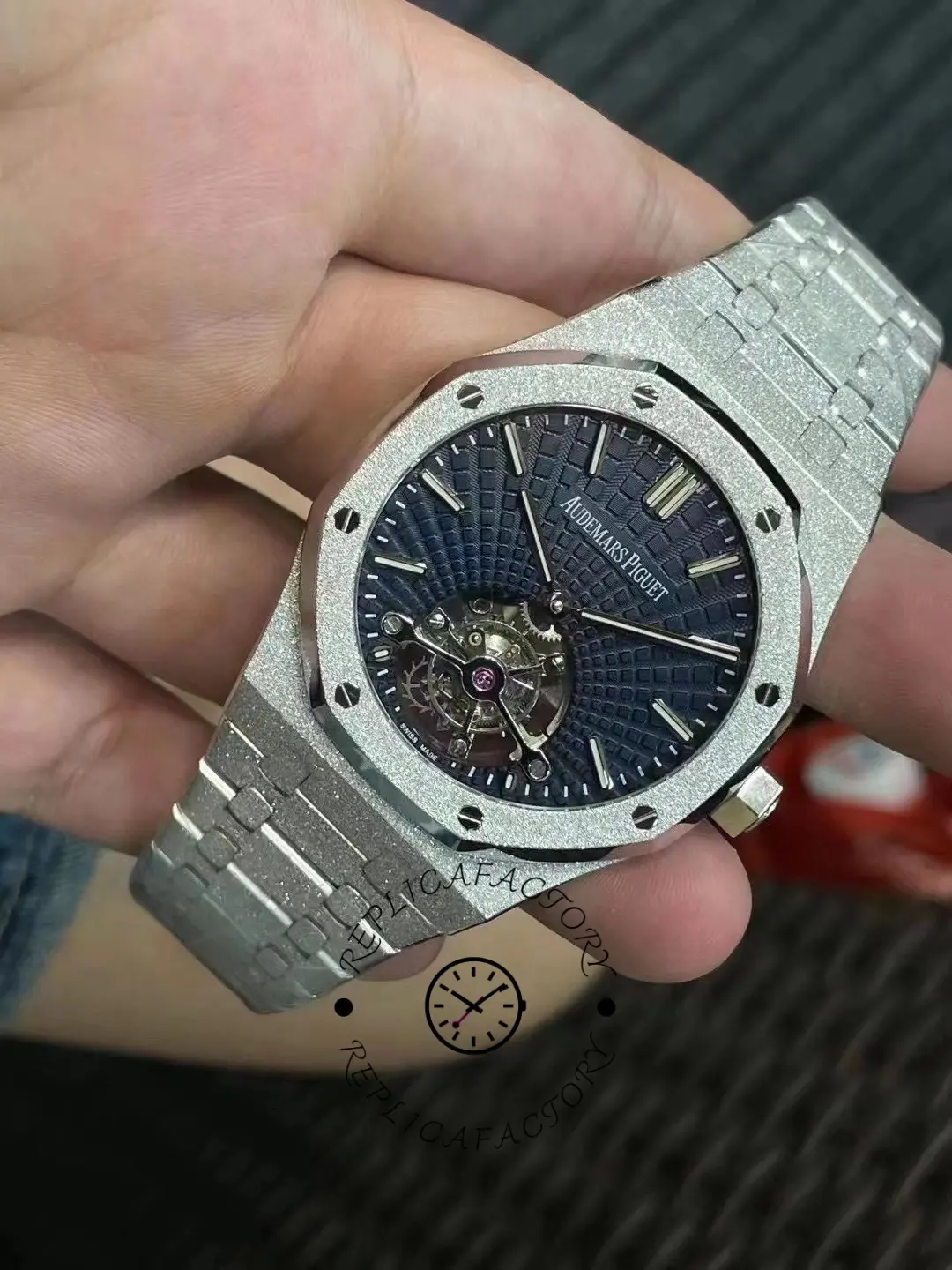 AP Royal Oak Tourbillon Extra-Thin Frosted White Gold 26520BC.GG.1224BC.01 Replica
