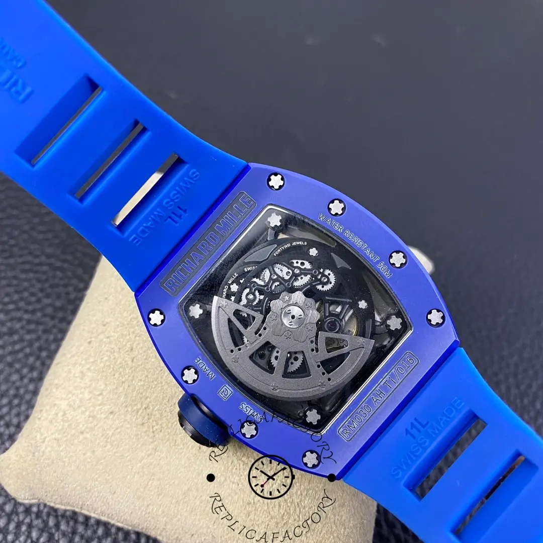 Richard Mille RM 030 PSG 1:1 Clone Blue Ceramic Watch