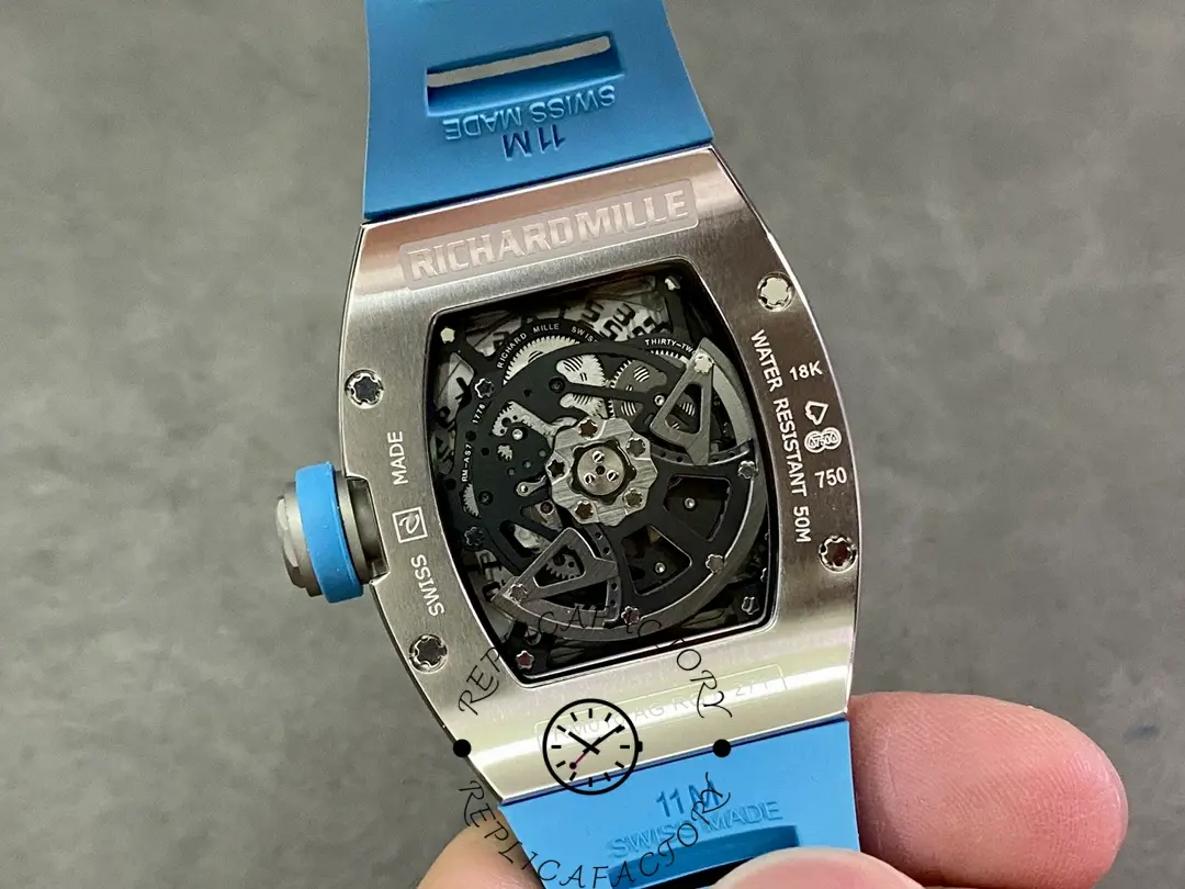 Richard Mille RM010 1:1 Clone Automatic Skeleton White Gold
