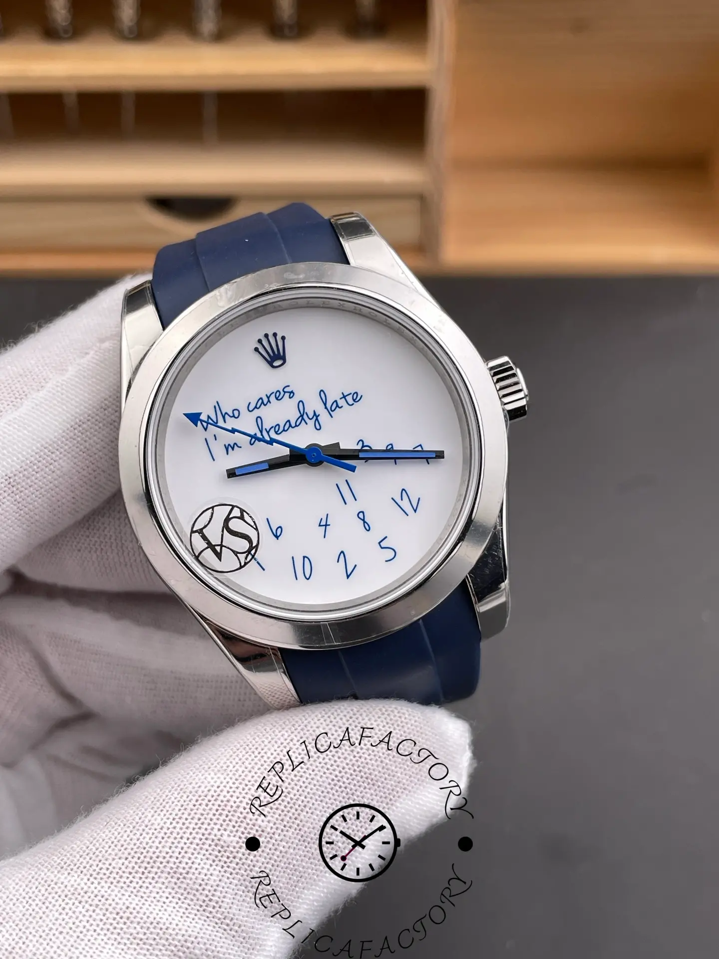 1:1 Clone Rolex Milgauss 116400 Who Cares I'm Already Late