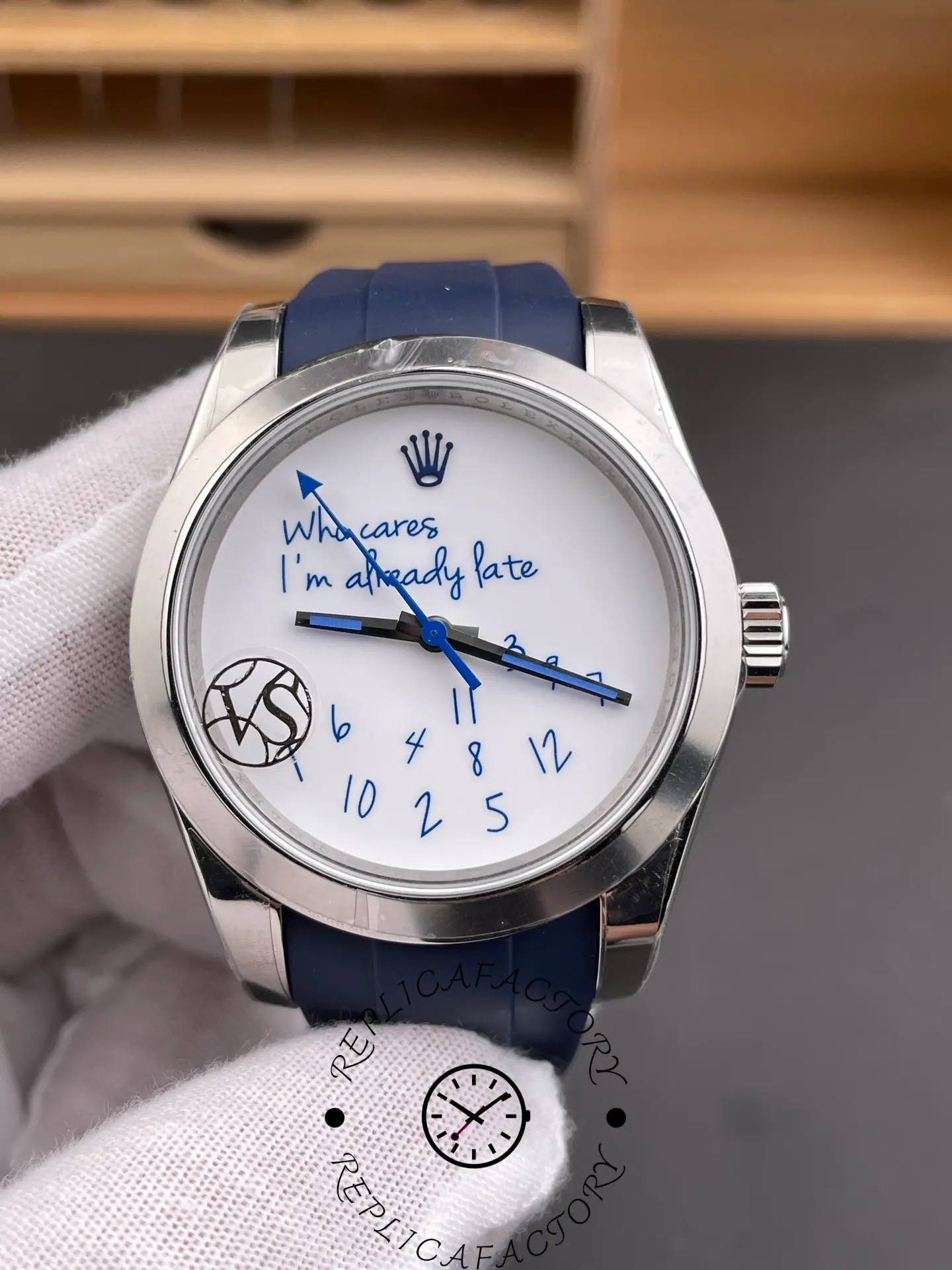 1:1 Clone Rolex Milgauss 116400 Who Cares I'm Already Late