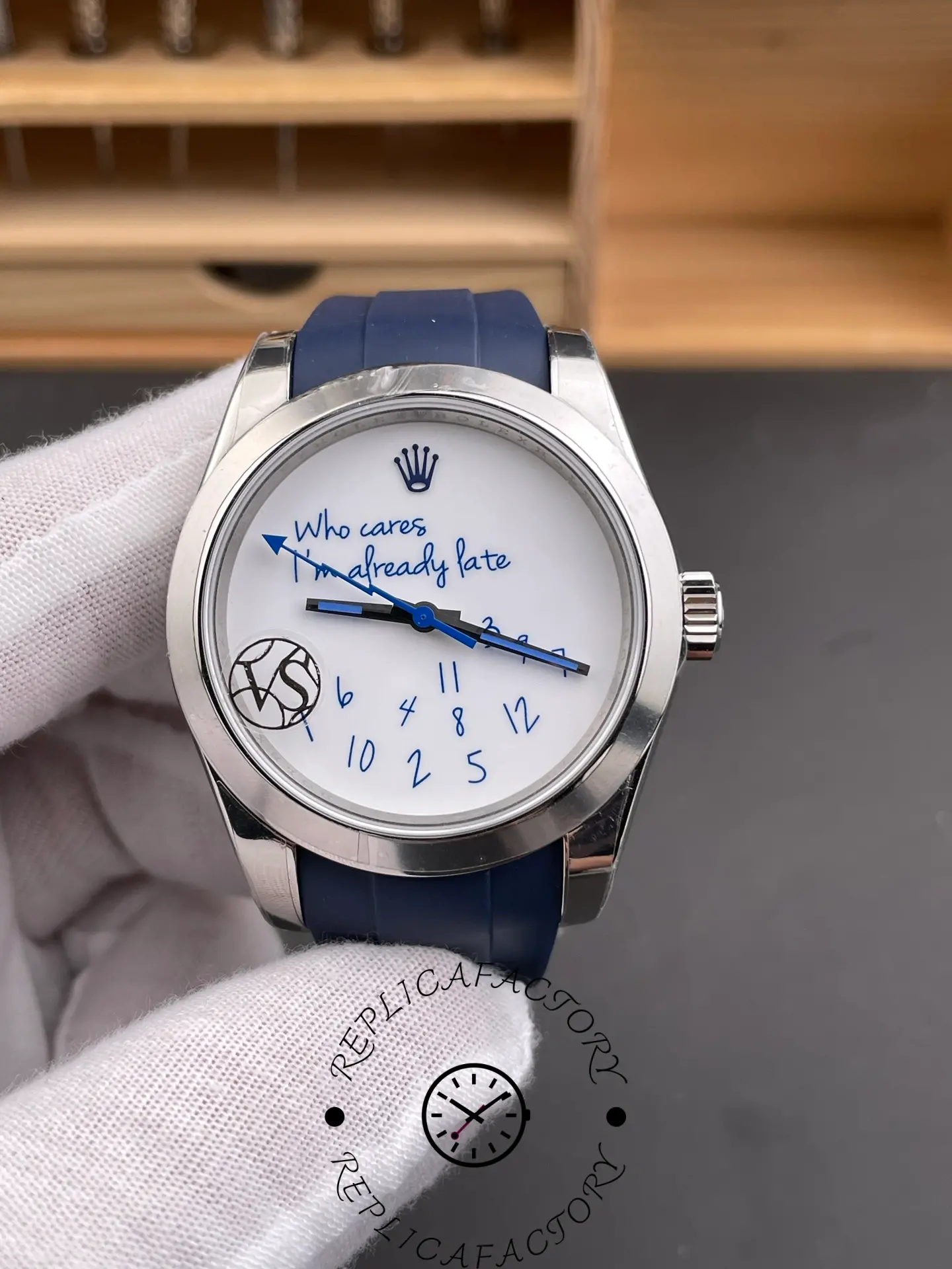 1:1 Clone Rolex Milgauss 116400 Who Cares I'm Already Late