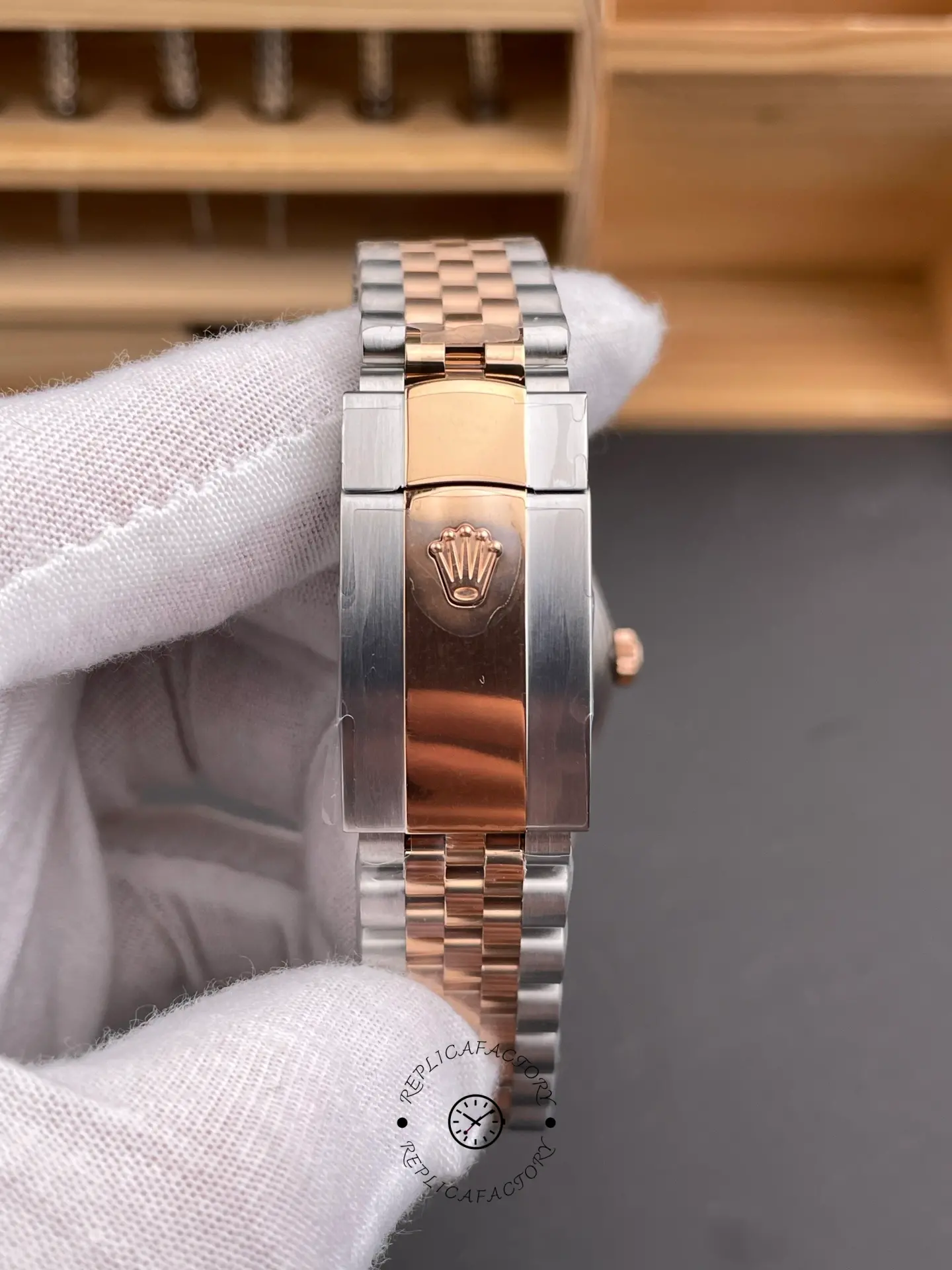 Rolex Datejust 126281RBR-0011 Replica 36 Diamond Bezel Jubilee Strap
