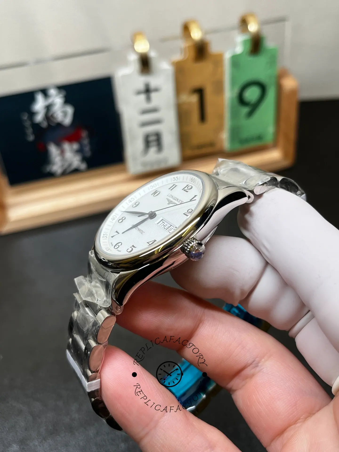 Longines Master 1:1 Clone L2.755.4.78.6 38.5mm Silver Dial Stainless Steel Watch