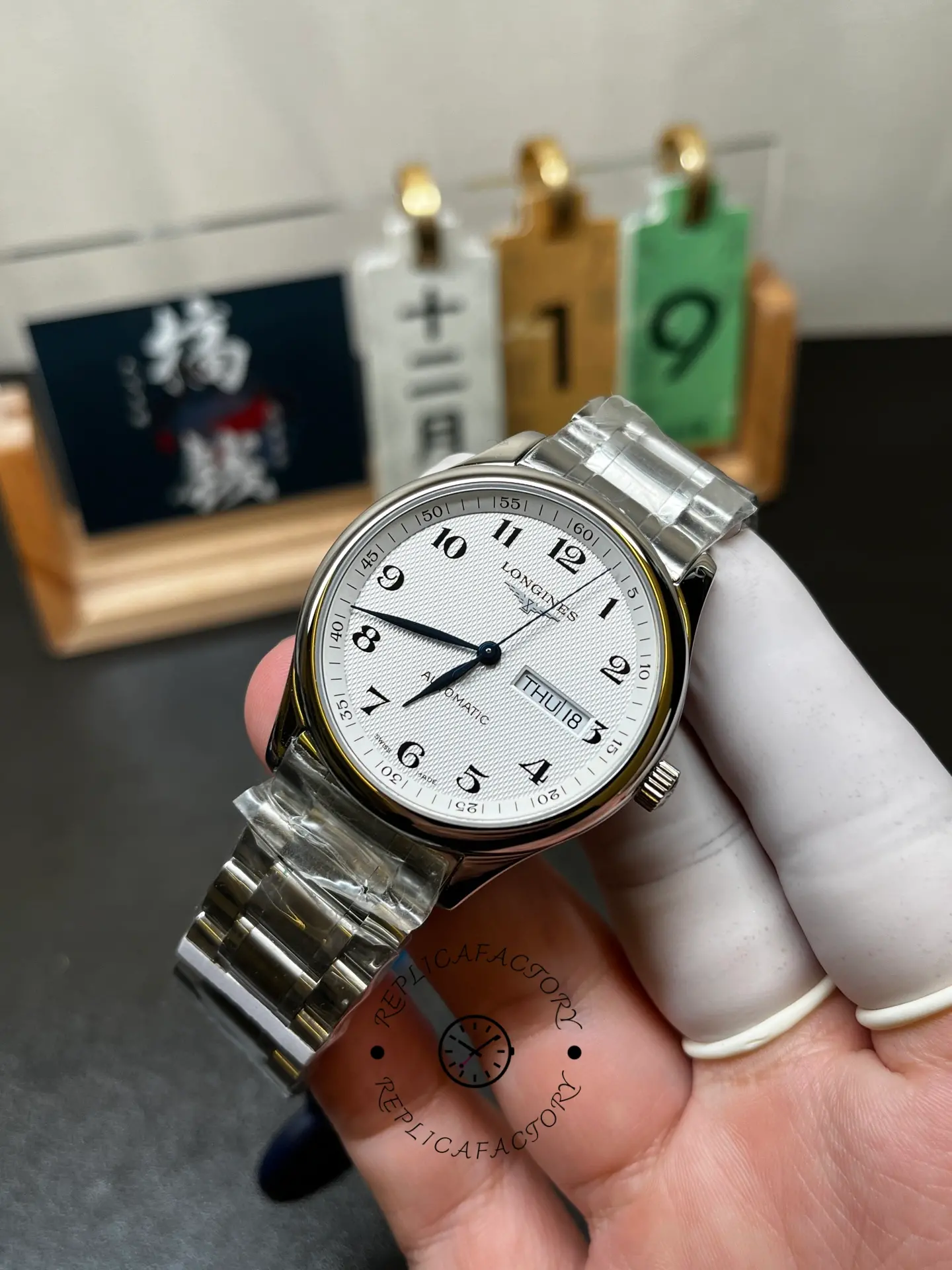 Longines Master 1:1 Clone L2.755.4.78.6 38.5mm Silver Dial Stainless Steel Watch