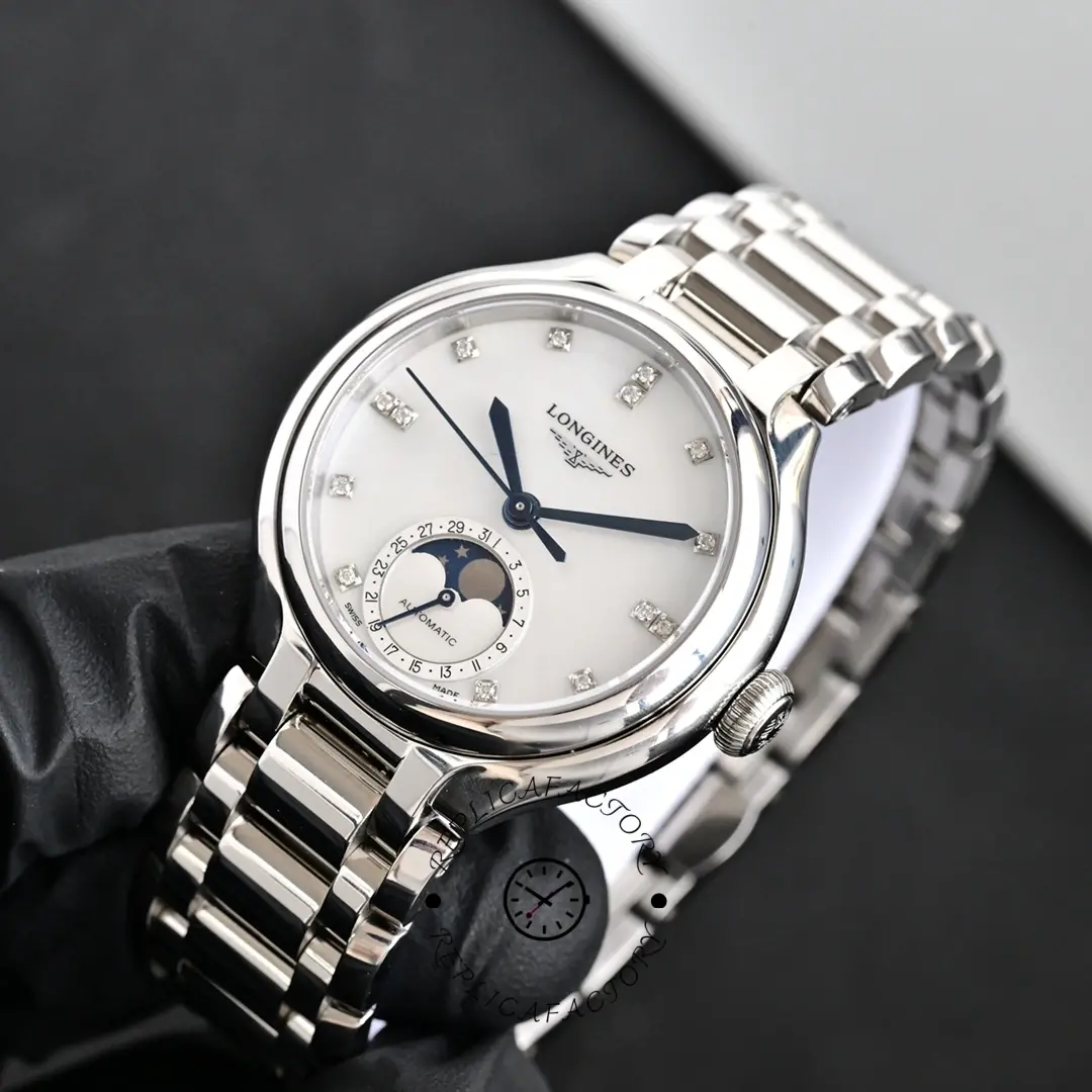 Longines L8.126.4.87.6 PrimaLuna Replica 34mm Automatic Moonphase MOP