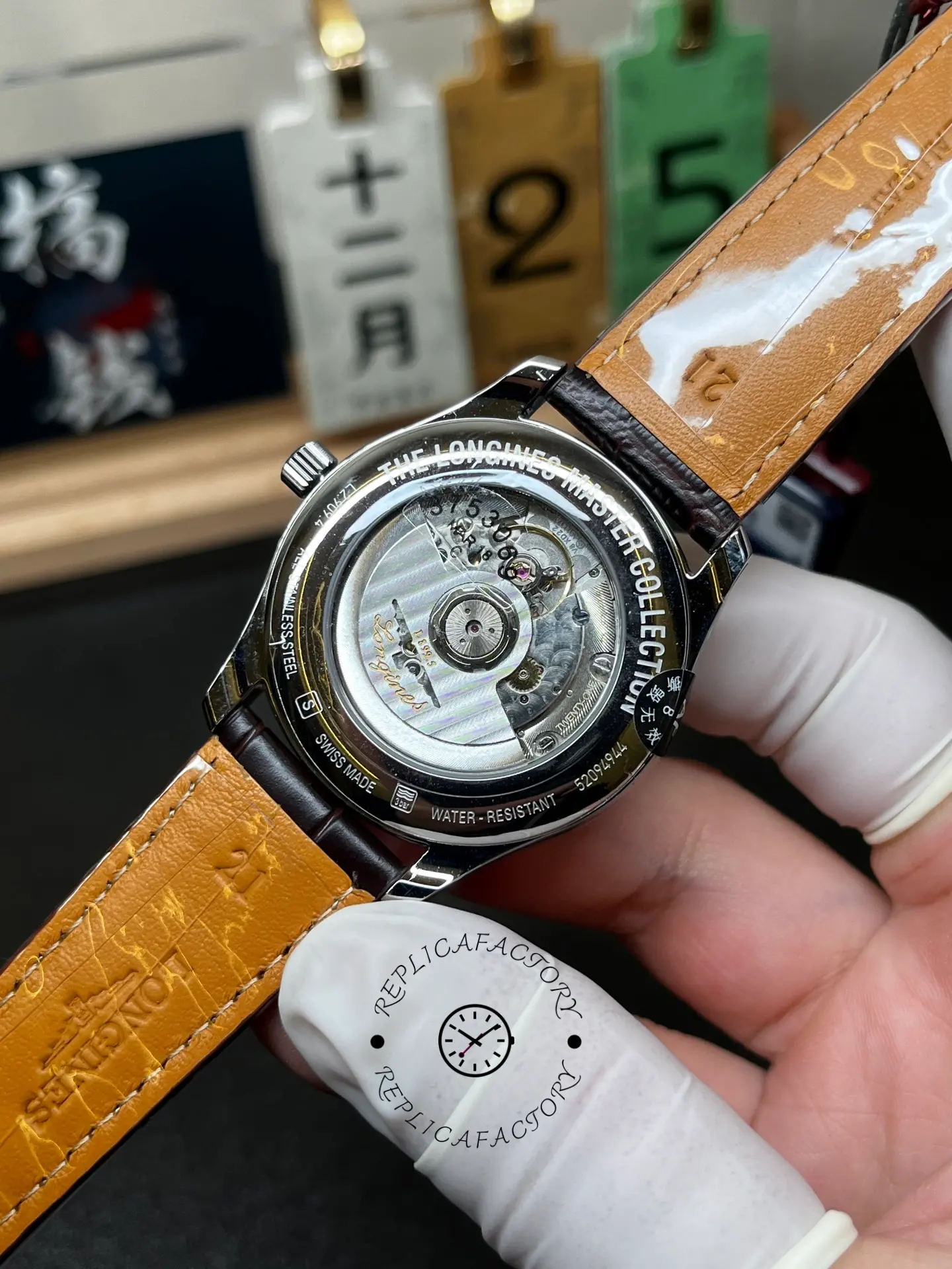 Replica Longines Master Arabic Collection L2.909.4.78.3 40mm Moonphase