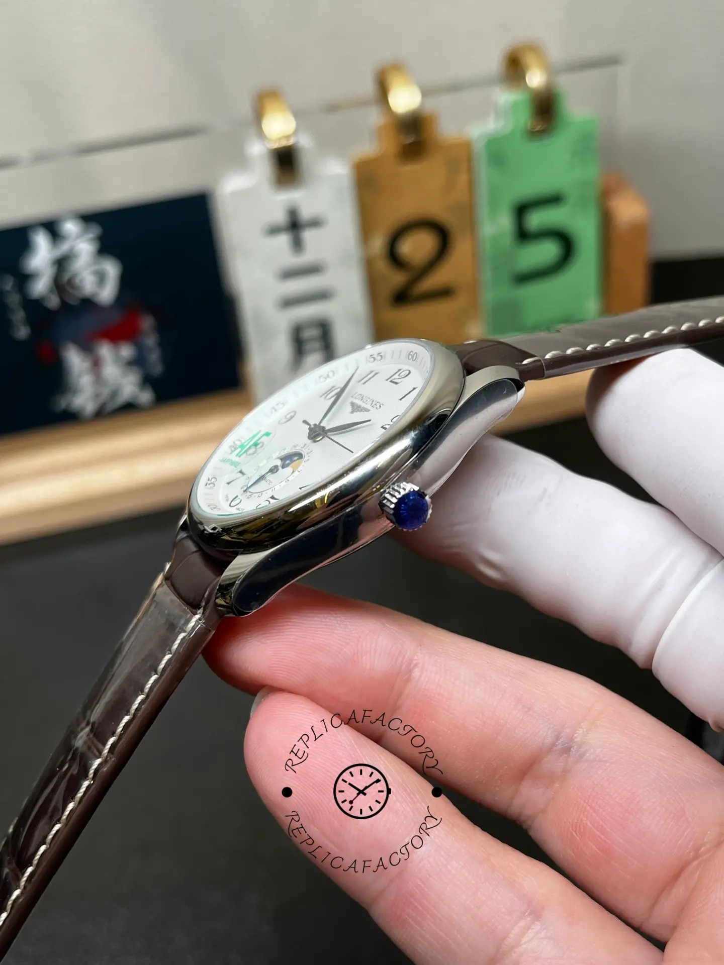 Replica Longines Master Arabic Collection L2.909.4.78.3 40mm Moonphase