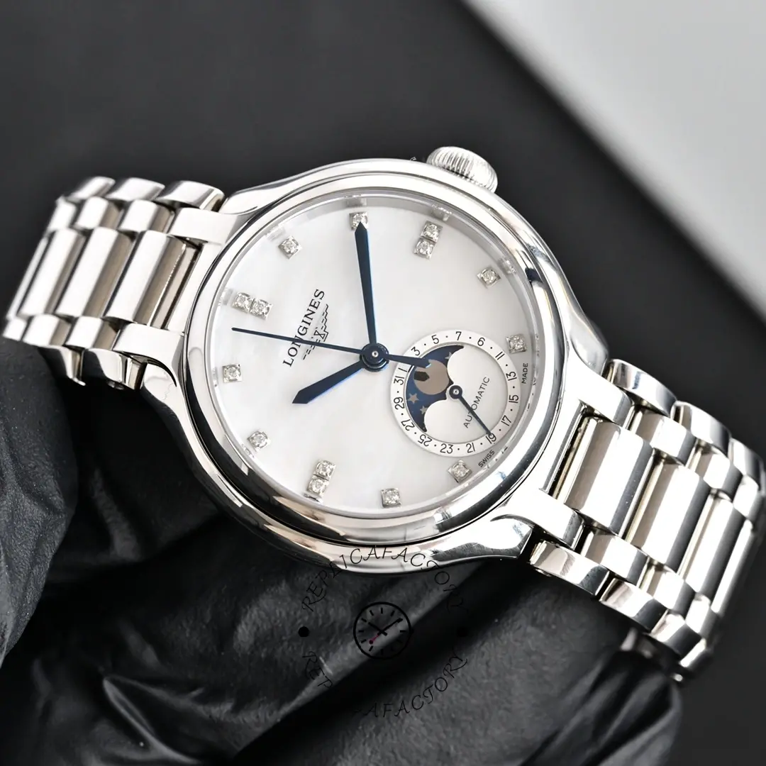 Longines L8.126.4.87.6 PrimaLuna Replica 34mm Automatic Moonphase MOP