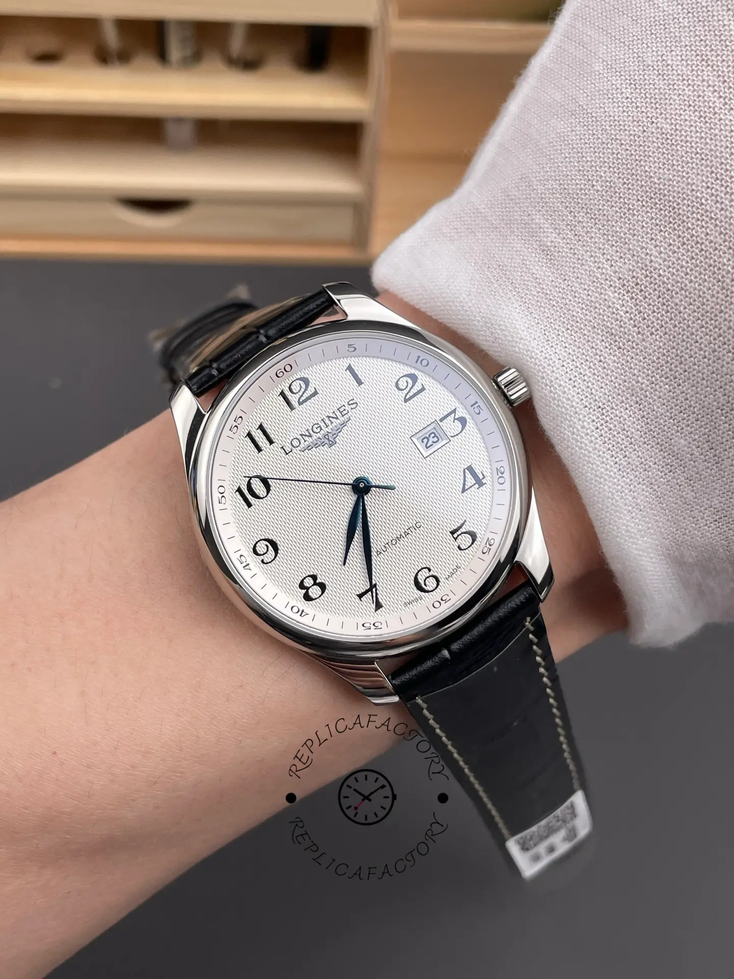 Longines L2.893.4.78.3 Master Collection 1:1 Clone Silver Dial Automatic Arabic