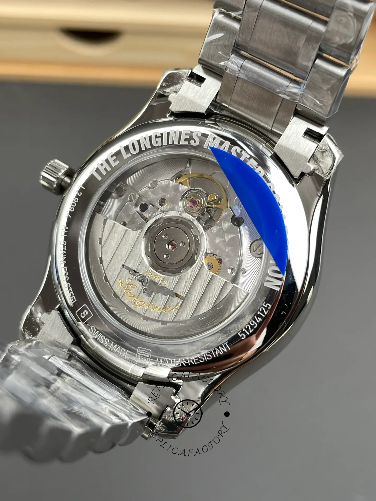 Longines L2.919.4.77.6 Master Collection Replica White Dial Moonphase Diamonds