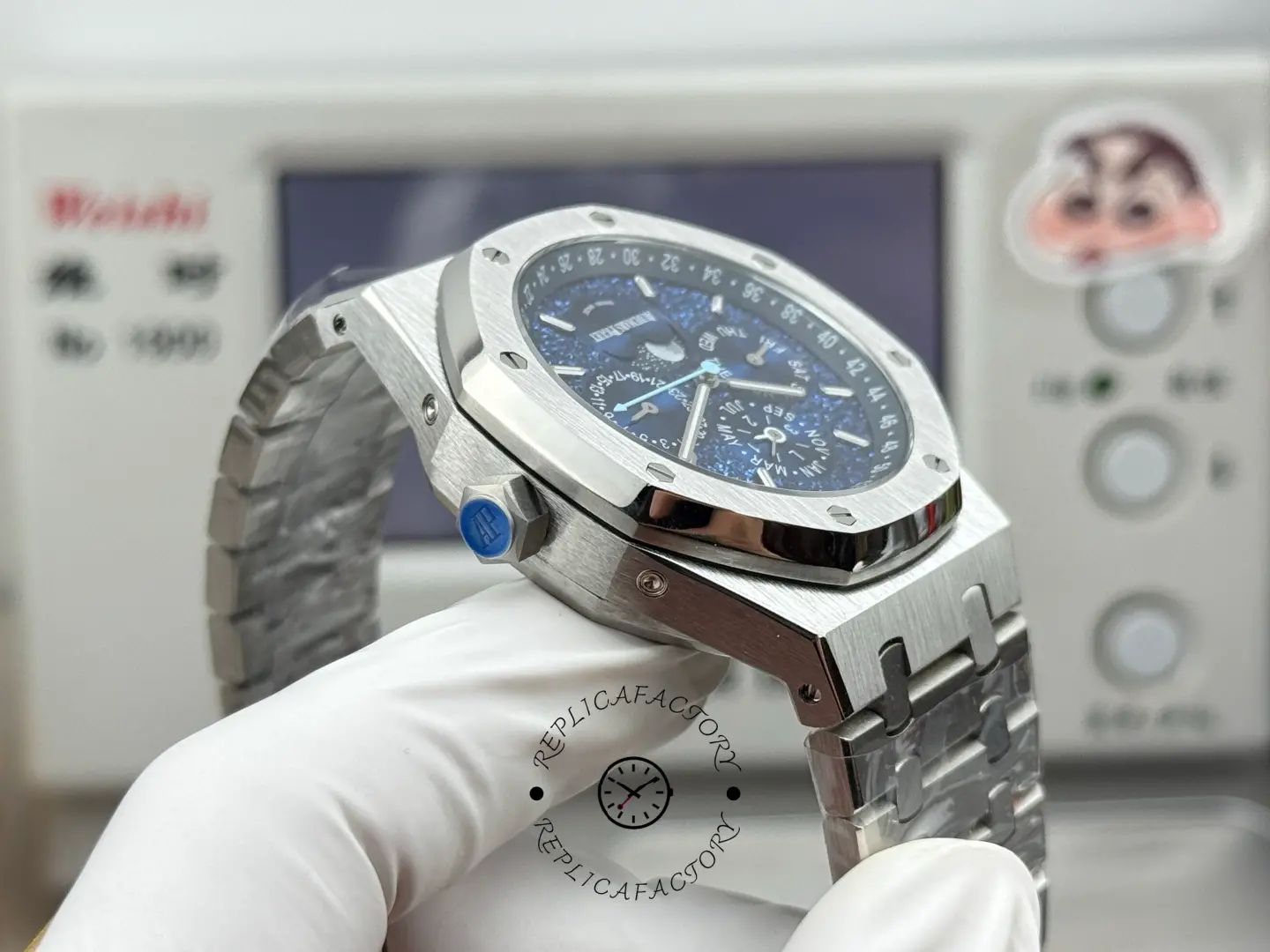 AP Royal Oak 1:1 Clone 26574BC.OO.1220BC.02 John Mayer Blue Crystal Sky