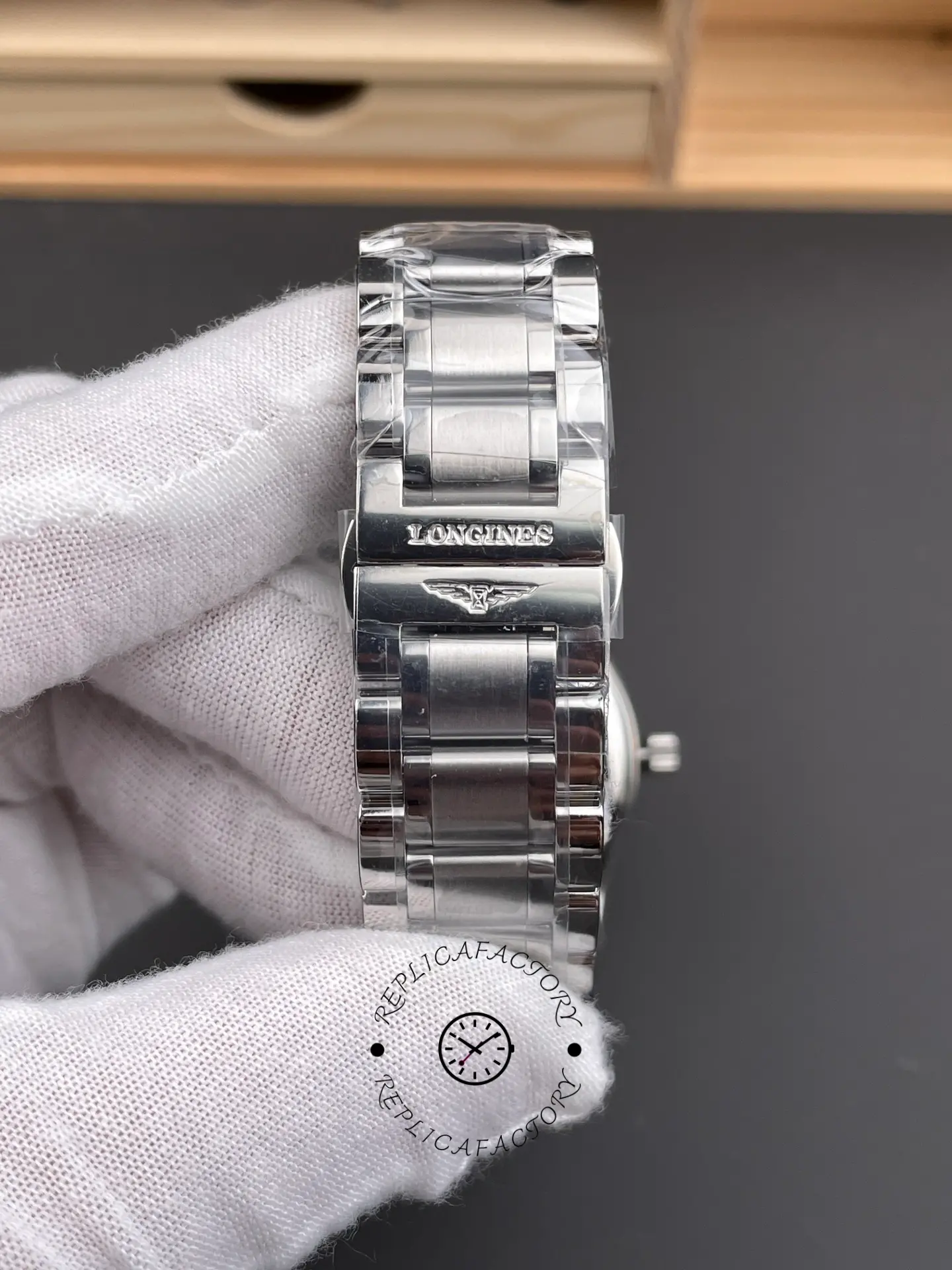 Longines L2.919.4.77.6 Master Collection Replica White Dial Moonphase Diamonds