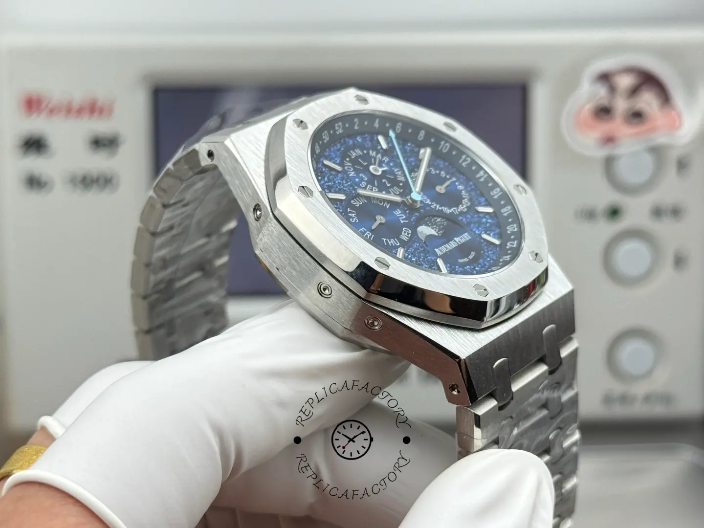 AP Royal Oak 1:1 Clone 26574BC.OO.1220BC.02 John Mayer Blue Crystal Sky