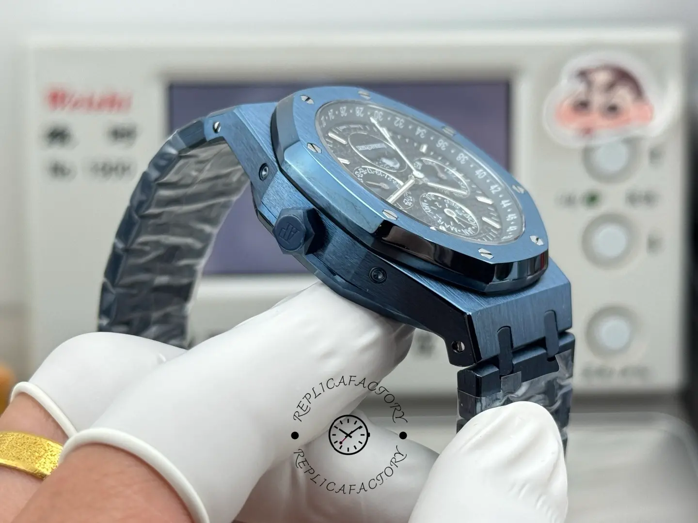 Replica AP Royal Oak Perpetual Calendar 26579CS.OO.1225CS.01 Blue Ceramic
