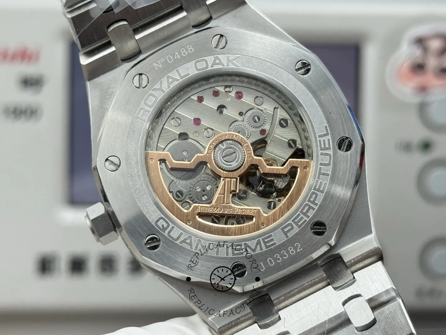 AP Royal Oak 1:1 Clone 26574BC.OO.1220BC.02 John Mayer Blue Crystal Sky