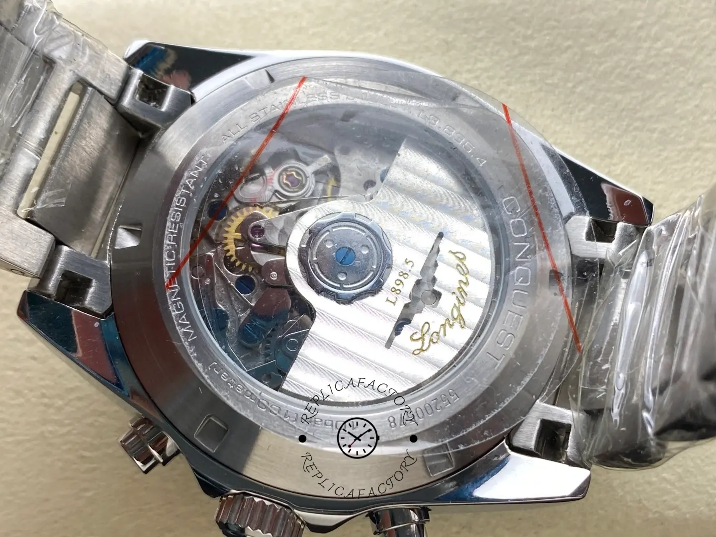 Longines Conquest L3.835.4.52.6 Chronograph 42 Black Dial 1:1 Clone